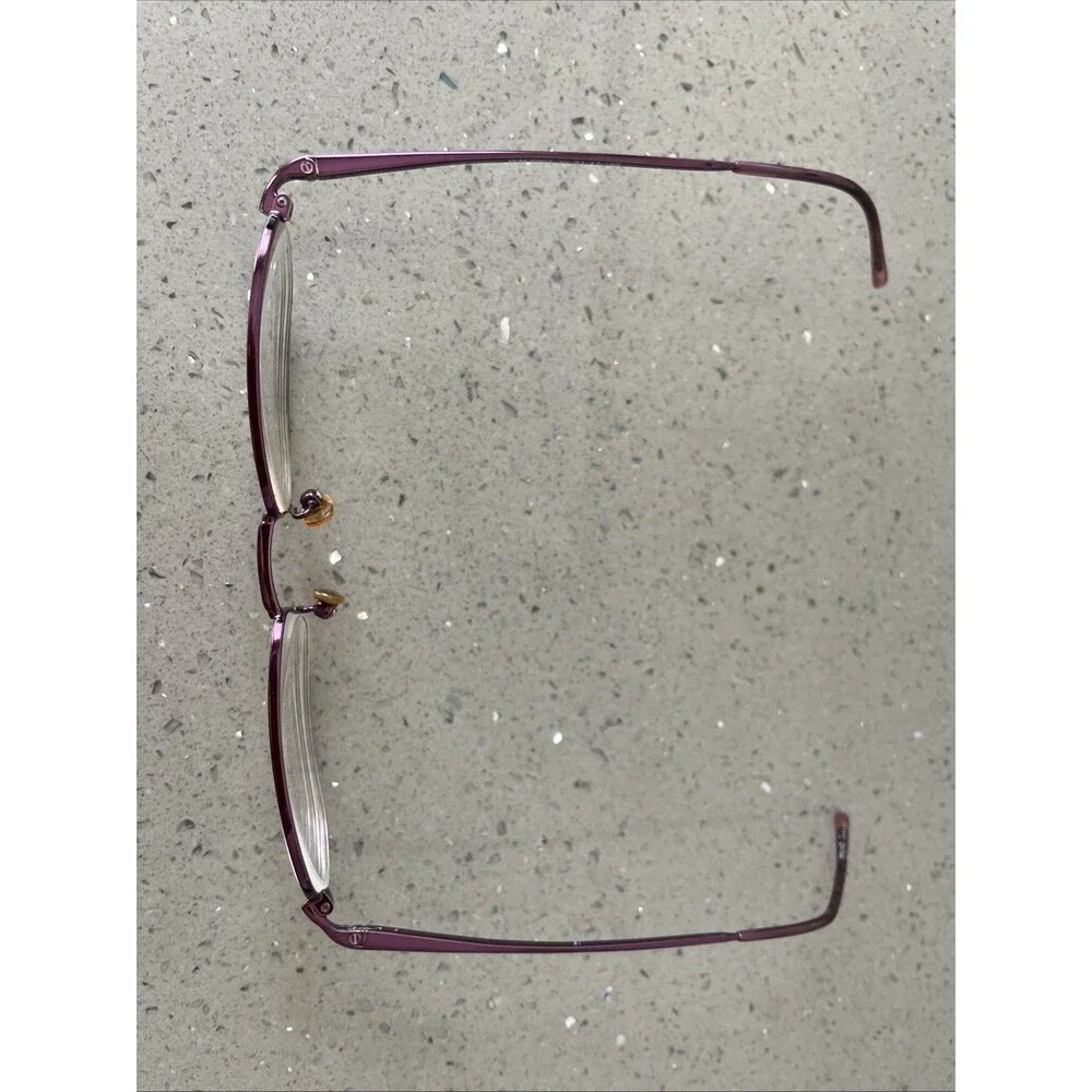 Eyeglasses Metal Purple WM5005 VI 51-17-140 FRAMES ONLY Eyewear full rim